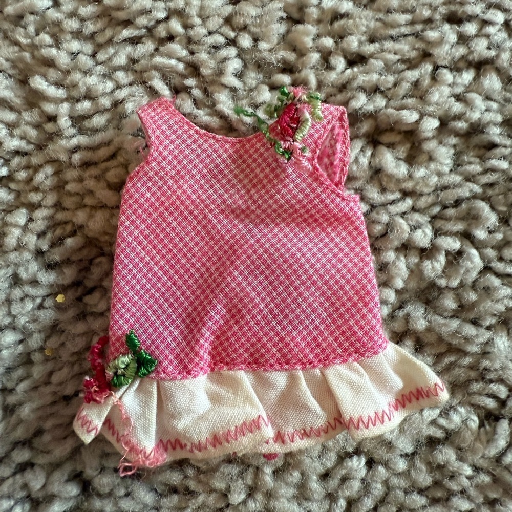 Vintage 1965 Tutti Doll Outfits Original Barbie Red and White Rare